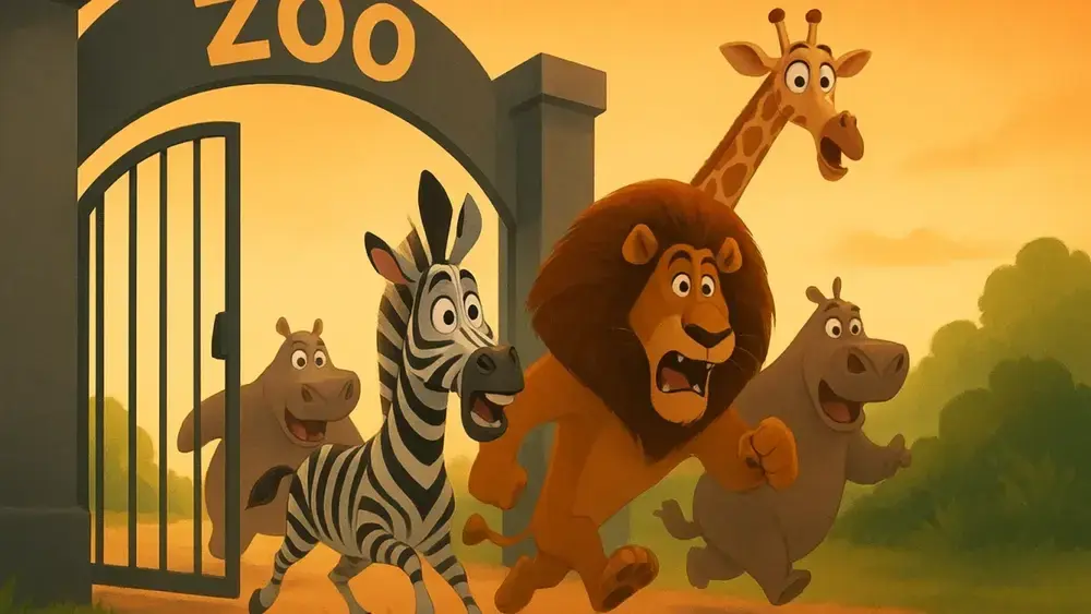 Madagascar: Fuga do Zoo! O Início de uma Aventura Marcante