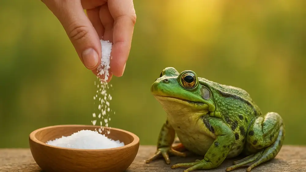 Sonhar jogando sal no sapo: proteção, descarrego e espiritualidade